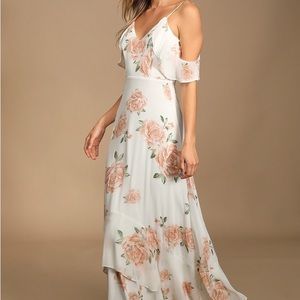 Lulus take you there floral maxi